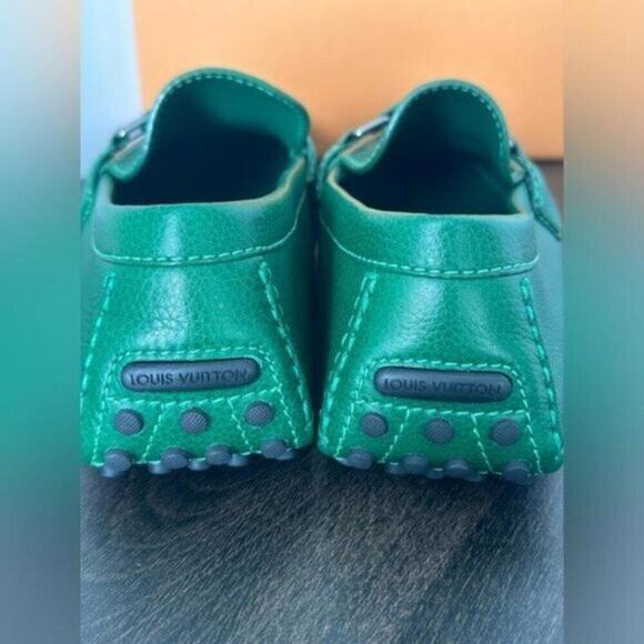 Louis Vuitton Green Monte Carlo Moccasin - Size 10 - Picture 4 of 7